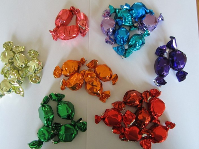 bonbons, normal colour vision bonbons, normal colour vision