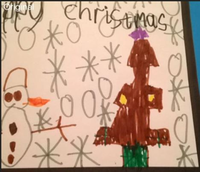 christmastree picture, normal colour vision christmastree picture, normal colour vision